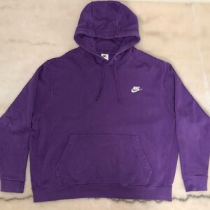 Nike Men's Vibrant Purple Hoodie